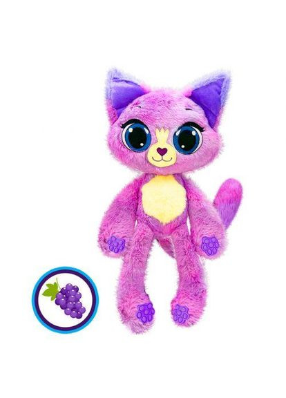 М’яка іграшка з ароматом " міні. Виноградне кошеня" (20 см) (253616) Bubble Pops (361080340)