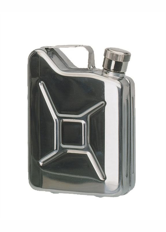 Фляга карманная 170мл Стальная канистра TASCHENFLASCHE 'JERRY CAN'S/STEEL 170 ML (14525000170) Mil-Tec (292132435)