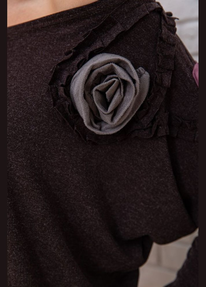 Комбинированное шерстяное приталенное платье, коричнево-розового цвета, Ager