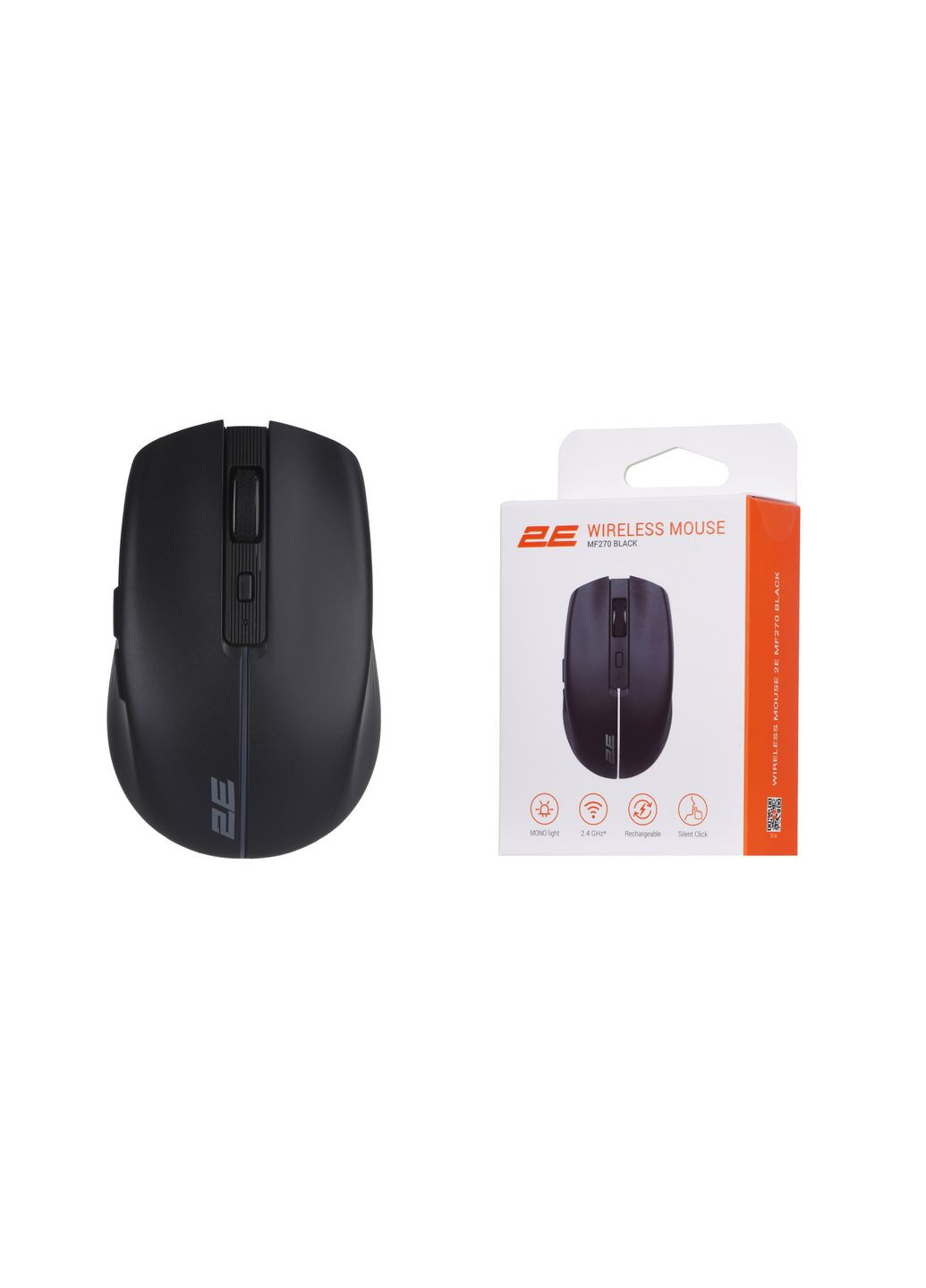 Мышь -MF270WBK MF270 Rechargeable, White LED, WL, 2E (364675121)