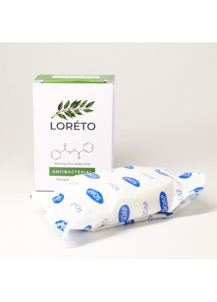 Мило антибактеріальне проти акне 75г Loreto (348430402)