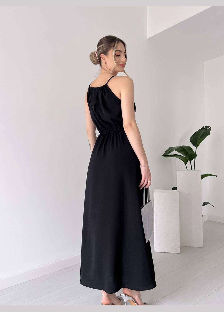 Чорна вишукана сукня Україна однотонна