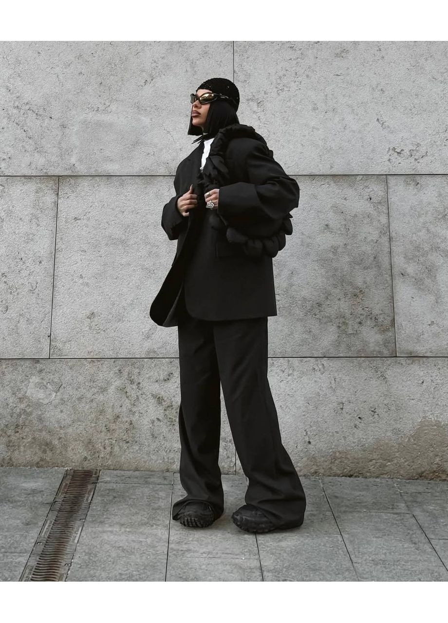 Класичний костюм-двойка палаццо + пиджак No Brand Р4959-236/1 (351856861)