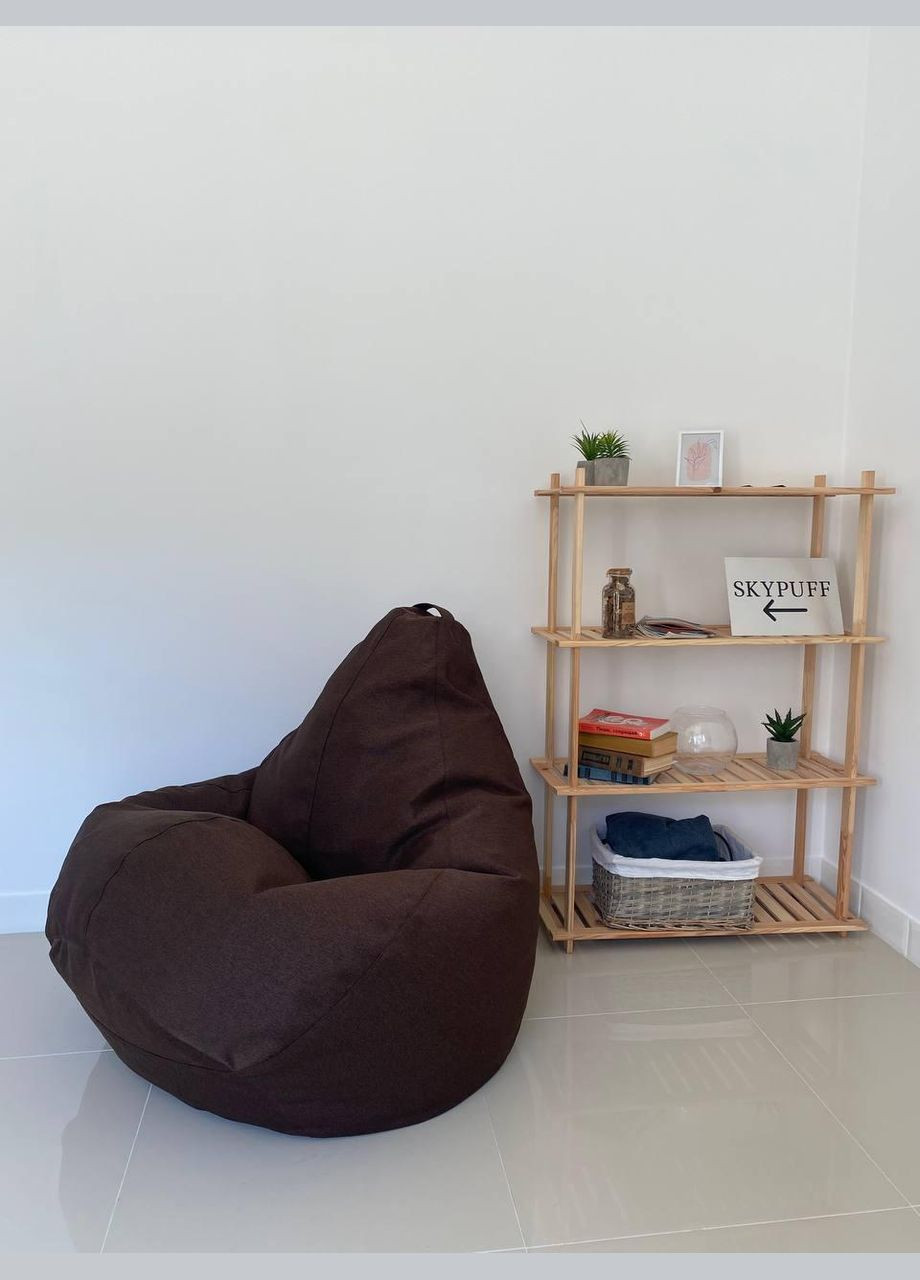 Крісло - мішок груша, XXL - 140х100 Queens Chocolate SkyPuff (339871746)