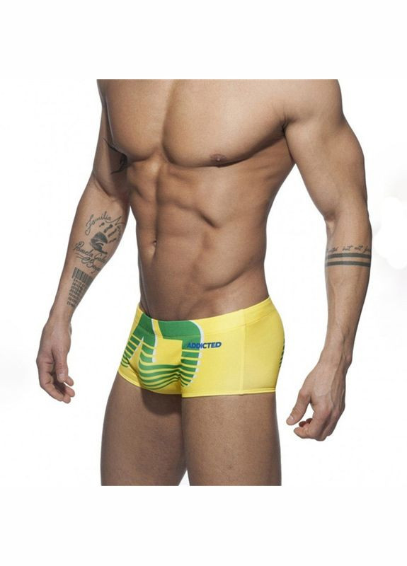 Мужские желтые пляжные, спортивные, повседневные, кэжуал мужские плавки хипсы желтый 4861 хипсы Sport Line