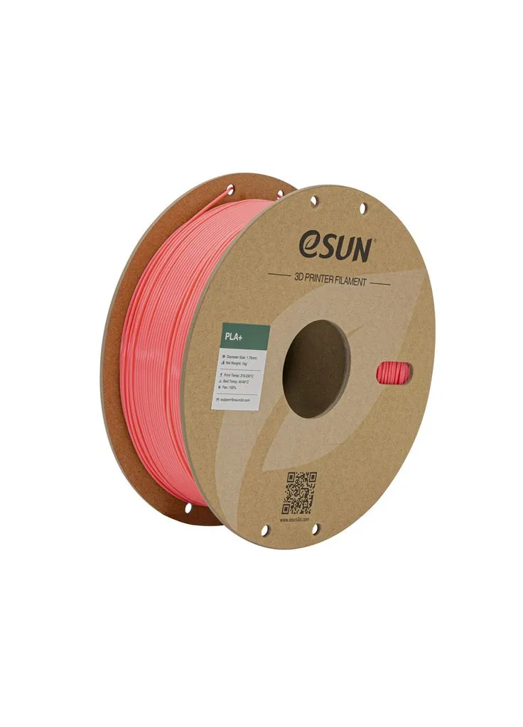 Пластик для 3D-принтера PLA+ P1.75мм, 1кг, pink (PLA+P175P1) eSUN (390418343)