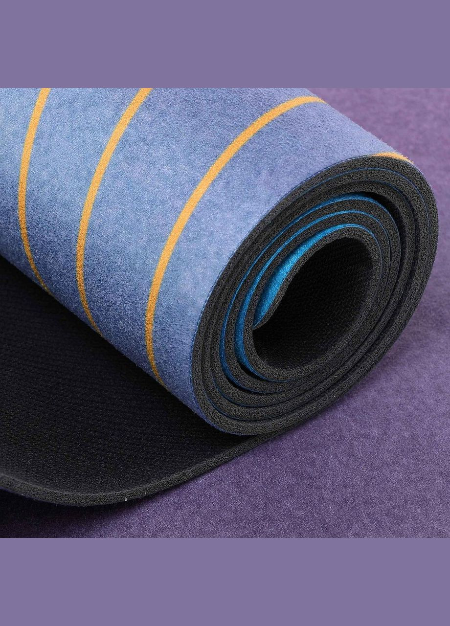 Килимок для йоги замшевий каучуковий FI-5662-69 Record (334304444)