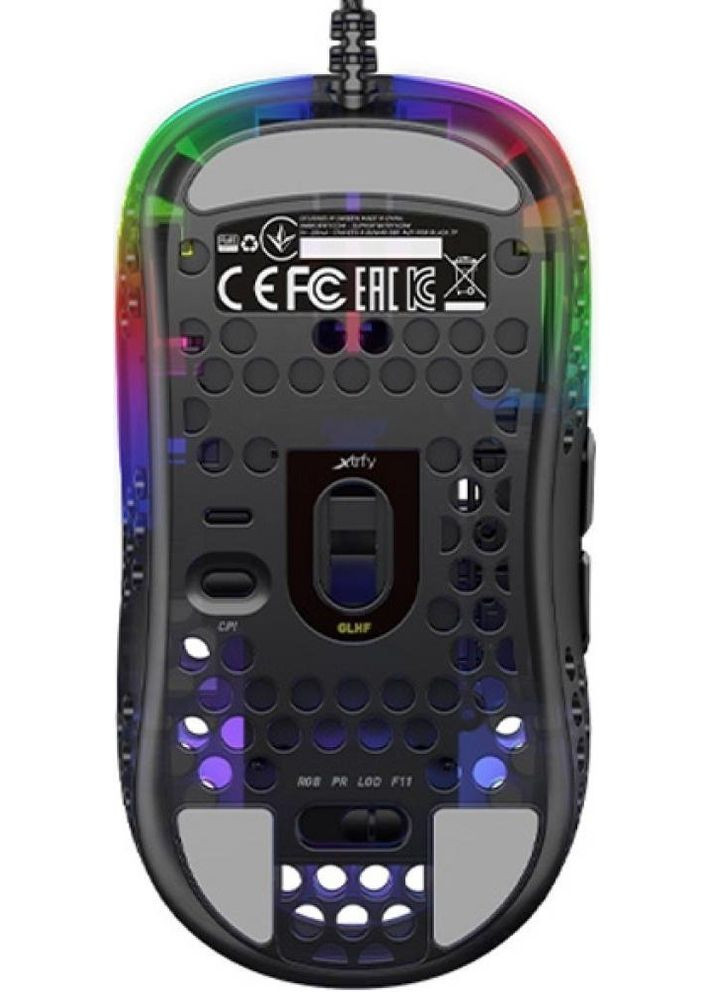 Мышь MZ1 RGB Black (XG-MZ1-RGB) USB Xtrfy (336960035)