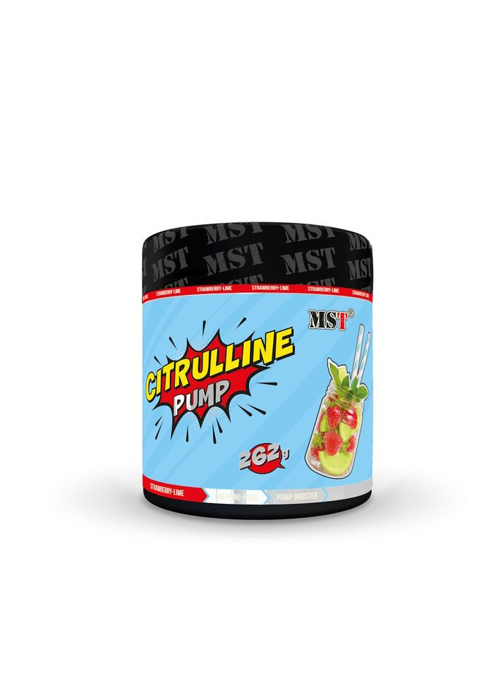 Амінокислота Citrulline Pump, 262 грам - Полуниця-лайм MST (322291759)