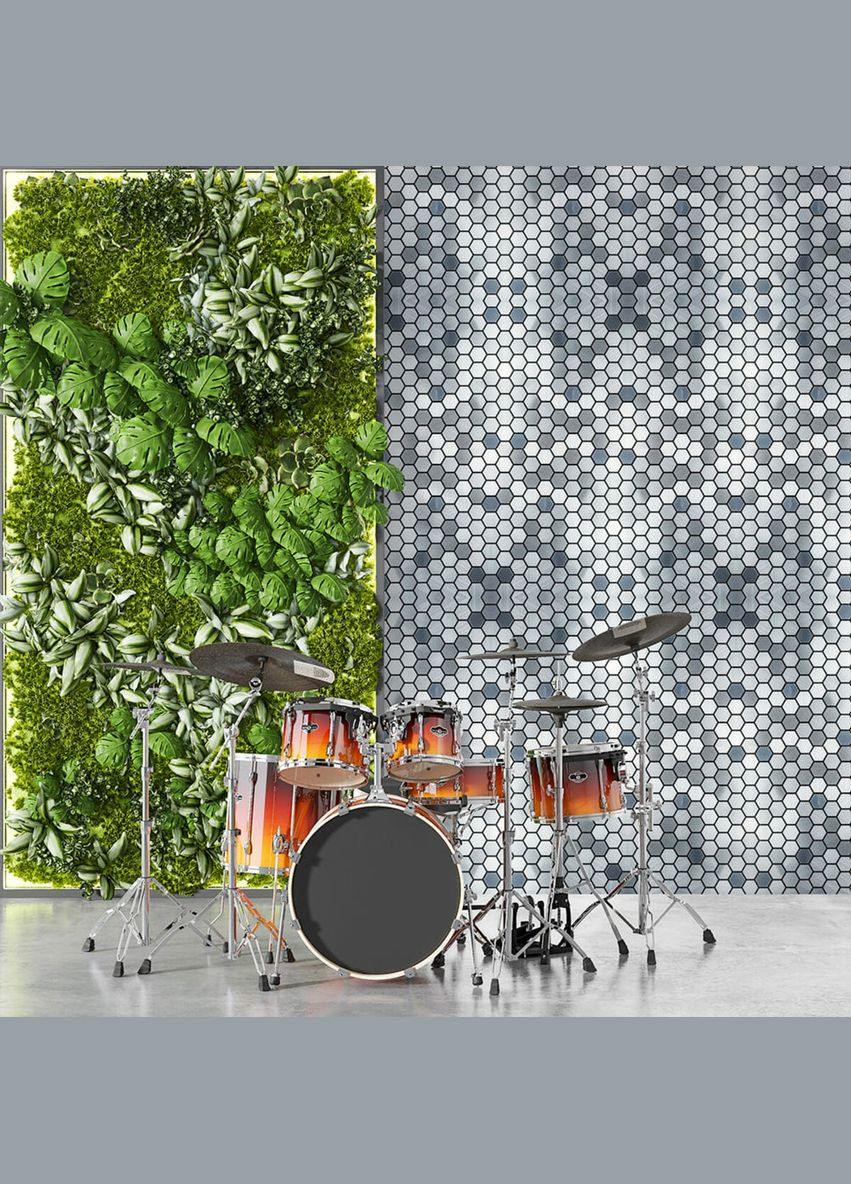 Самоклеящаяся алюминиевая плитка 300х300х3мм SW00001928 Sticker Wall (298284411)