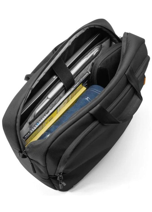 Сумка мужская текстильная портфель в дорогу планшет для документов А4 для телефона Черный 34241 tomtoc (331861726)