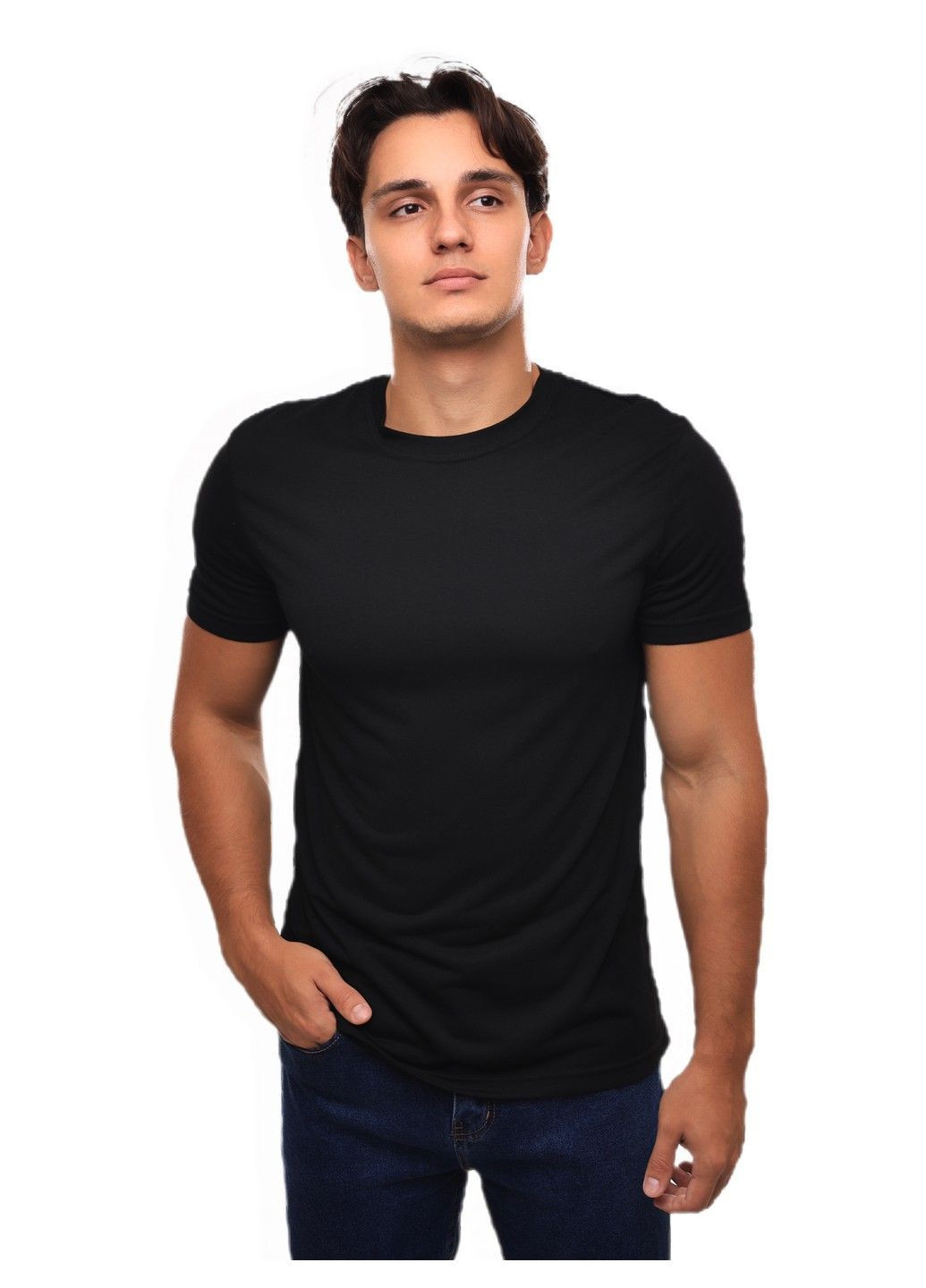 Чорна футболка чоловіча Dioni