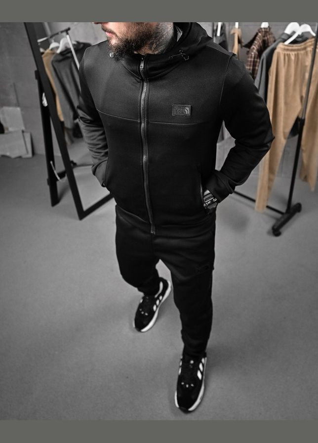 Стильний чоловічий спортивний костюм The North Face чорний Freedom (324560574)