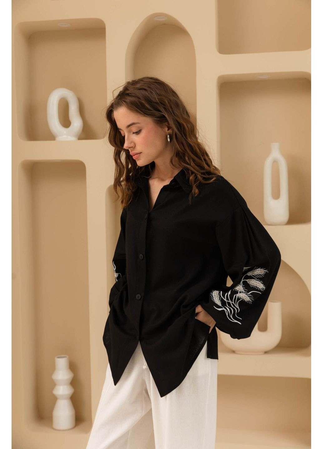 Черная рубашка Seventeen