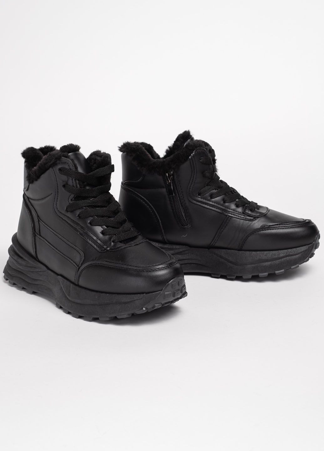 Чорні зимовий черевики жіночі 342142 Power