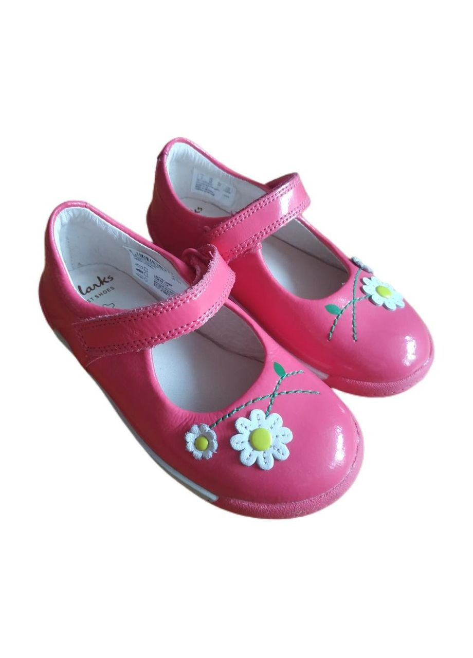 Розовые детские туфли для девочки 24 размер розовые 192060 Clarks