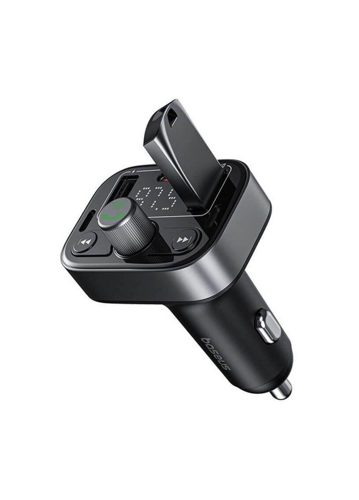 АЗП FM Launcher S-09 Pro 35W (PD+QC3.0) Type-C+2USB black Baseus (365748789)