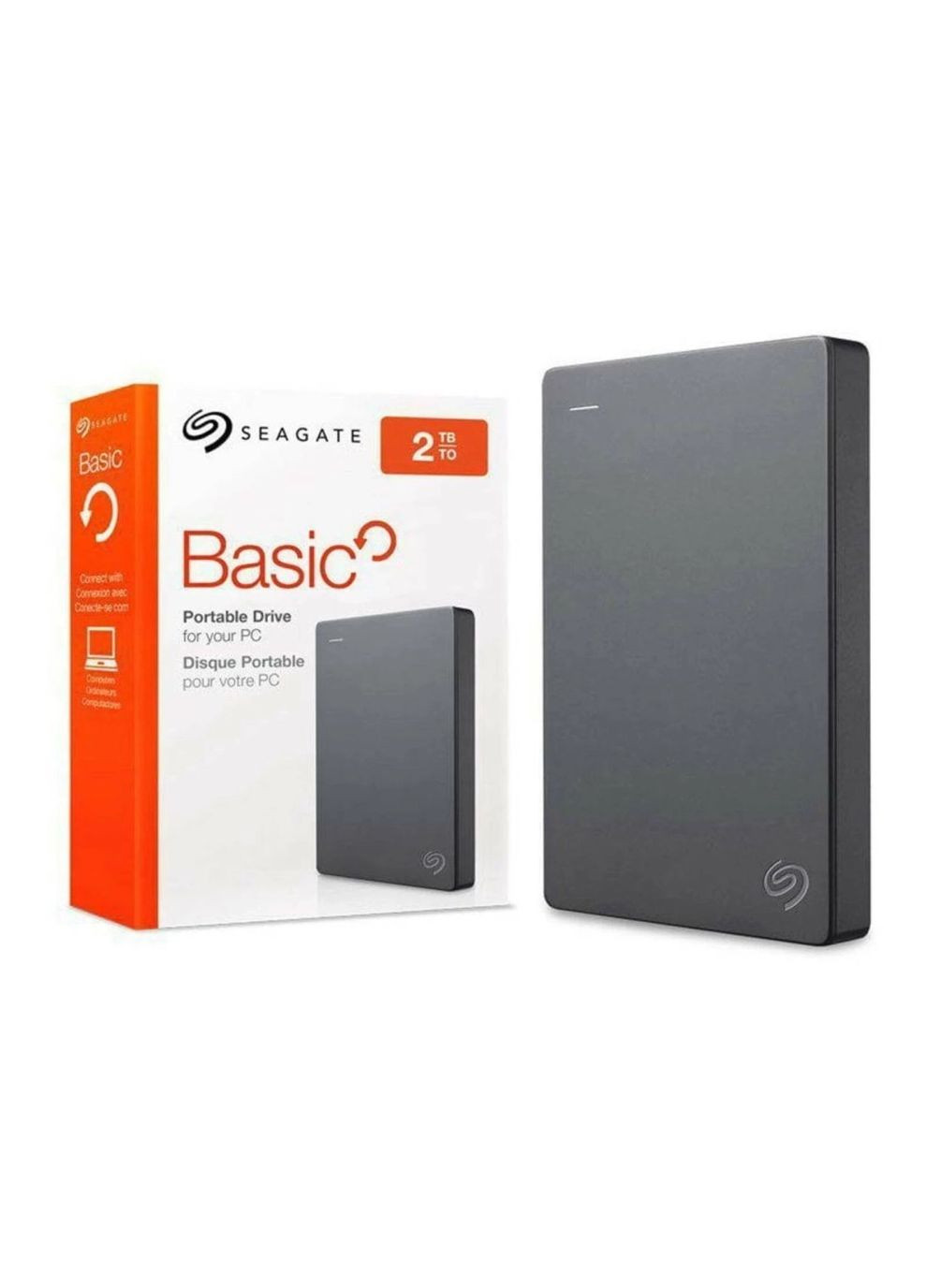 Зовнішній жорсткий диск 2.5" USB 2.0TB Bacis Black (STJL2000400) Seagate (336955780)