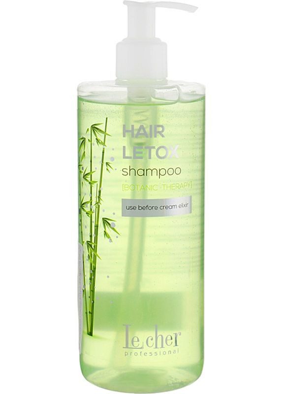 Відновлювальний шампунь зекстрактом бамбука Hair Letox Le Сher, 500 мл LeCher Professional (356175634)