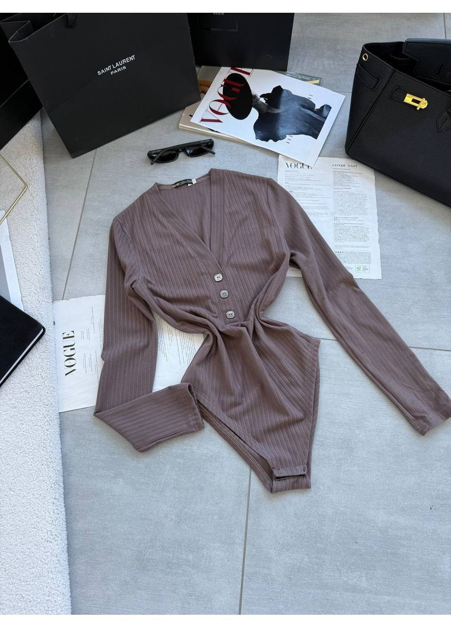 Жіноче боді в рубчик FINO Mode (366339839)