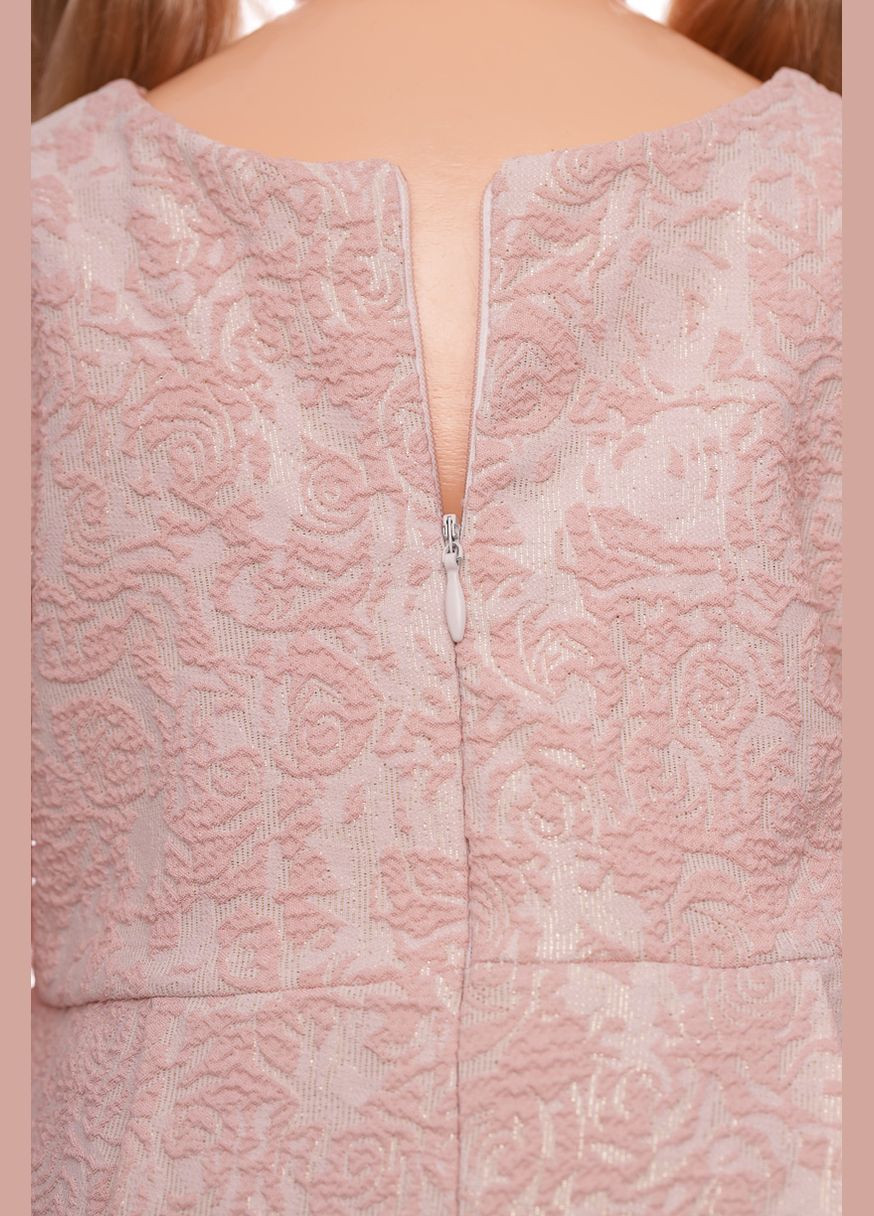 Розовое платье со шлейфом трикотажное розовое 98 см (35445) BABYKROHA (323469715)