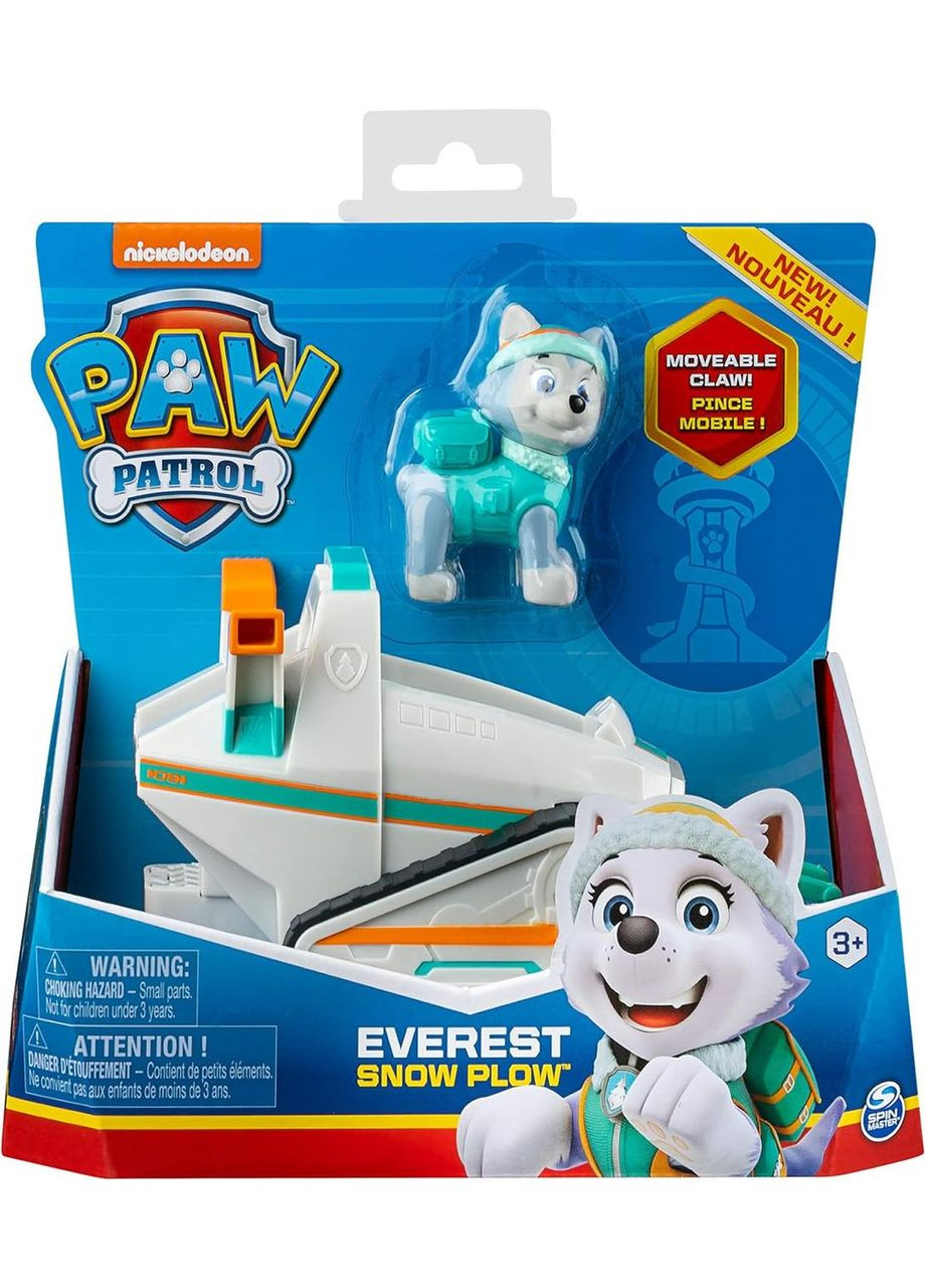 Щенячий патруль Рятувальний снігоход та фігурка Еверест. Paw Patrol Everest's Snow Plough Vehicle with Collectible Figure Spin Master (365251691)