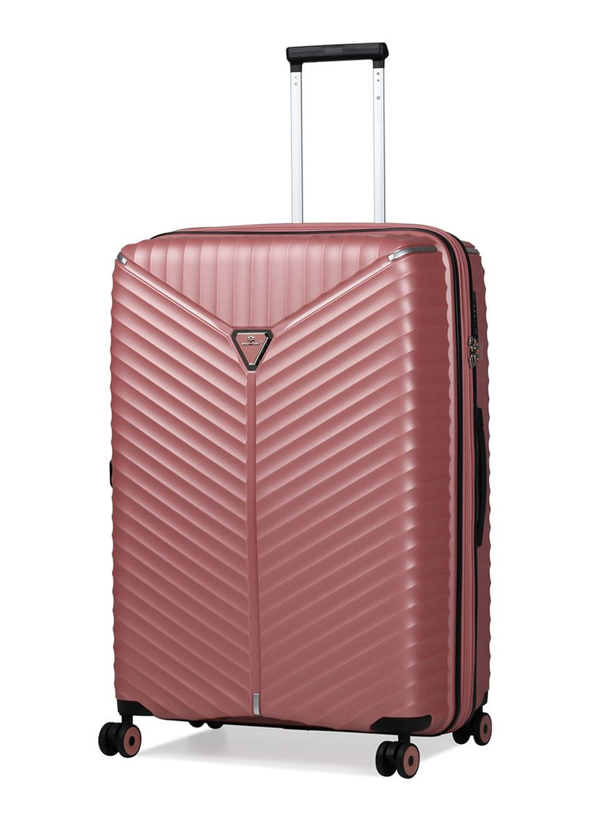 Чемодан большой L полипропилен пудра 76х51х31+5/126л/4.4кг/Snowbal 05103 Snowball (324801971)