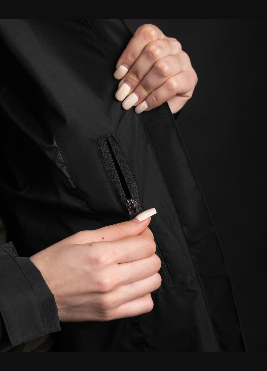 Женская куртка ветровка Кентавр черный BEZET (291438069)