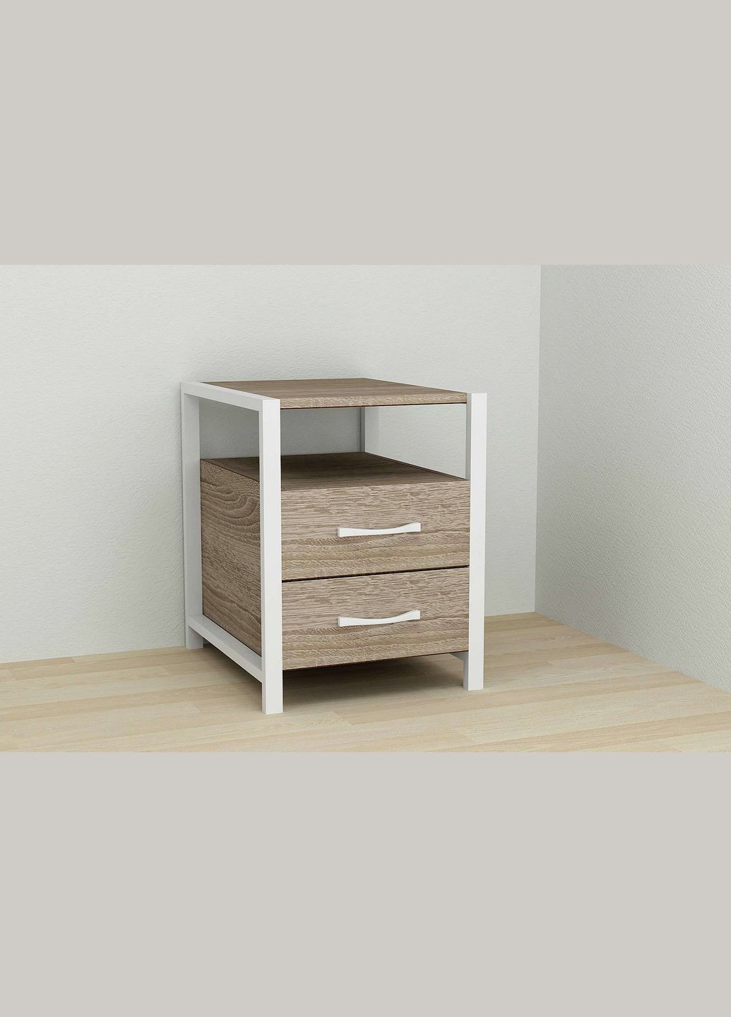 Тумба универсальная Вивьен 2/2 50x41x40 белый ДСП 16мм (FRD-104164) Ferrum-decor (353501672)