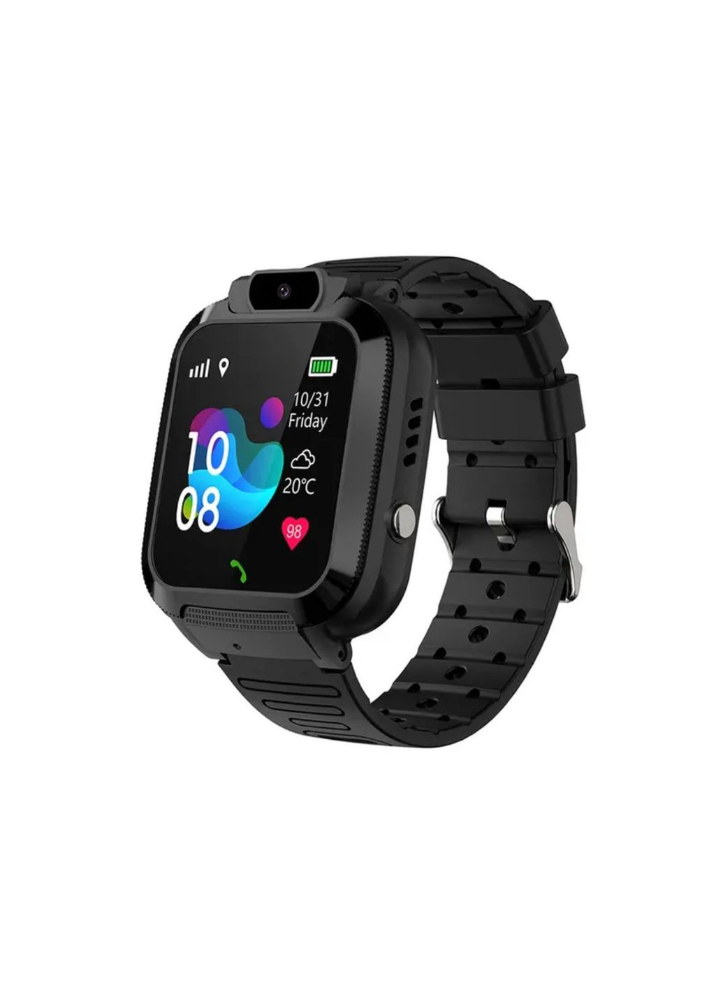 Детские смарт-часы Black черные Smart Baby Watch Q20 (317217893)
