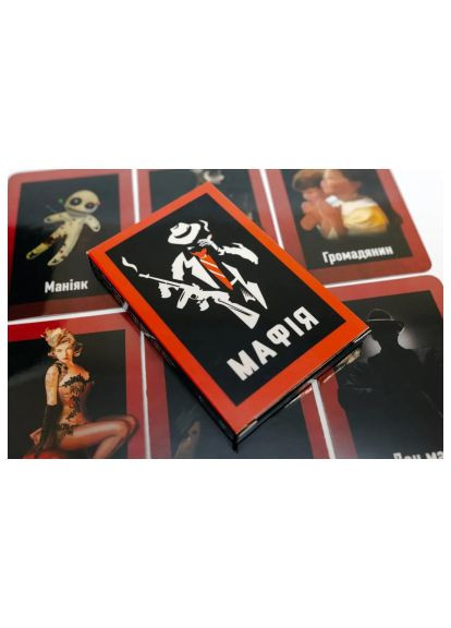 Настільна гра Мафія пластикова (укр.) (58263) Fun Games Shop Мафія пластикова (укр.) (367830630)