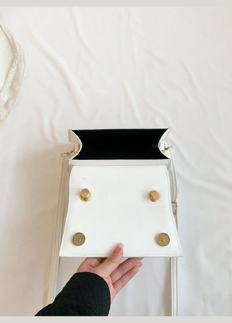 Женская сумка 9492 кросс-боди белая No Brand (313235608)