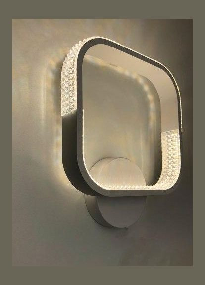 Светильник светодиодный настенный, бра AKRILIKA SQUARE 22W 1S ON/OFF WHITE/CLEAR Luminaria (329439947)