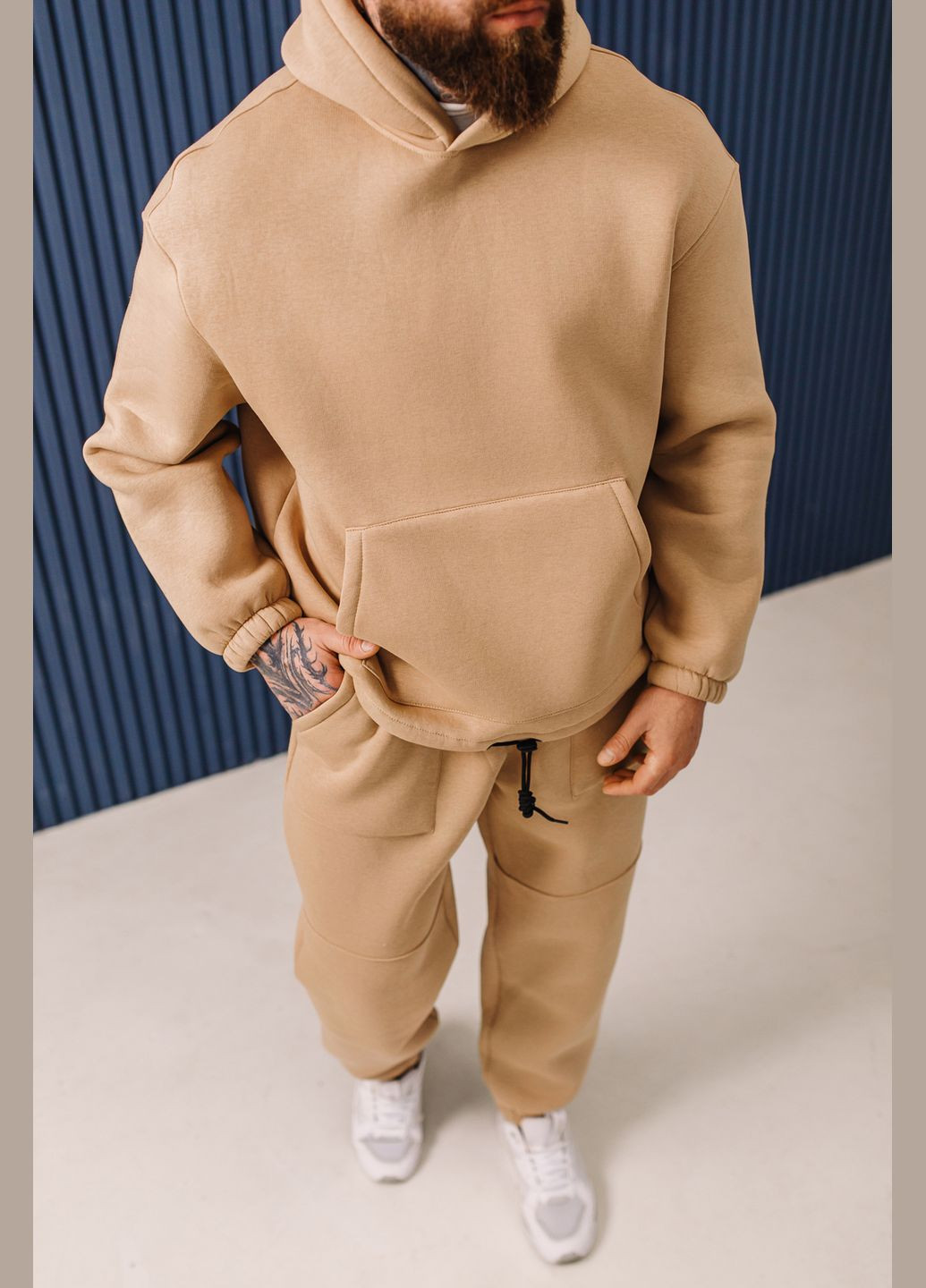 Костюм Оверсайз чоловічий на флісі Преміум No Brand спортивный костюм (309149744)