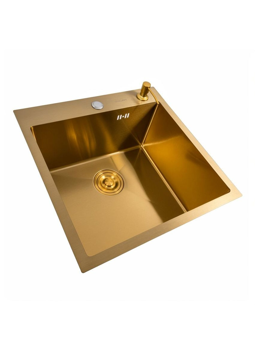 Кухонный комплект: Handmade 50x50 PVD Gold + JW449 PVD Gold Valeso (353495414)