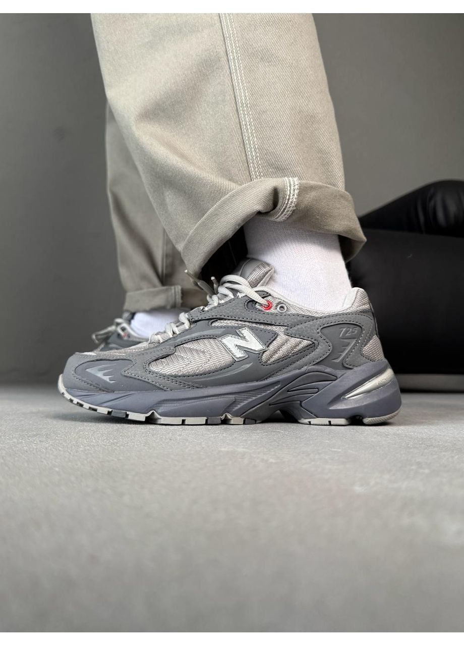КРОССОВКИ ЖЕНСКИЕ NEW BALANCE 725 GREY BLACK НЬЮ БЕЛАНС 725 No Brand серые демисезоны (367168426)
