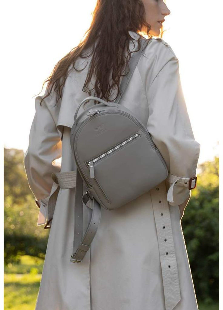 Шкіряний рюкзак Groove S сірий The Wings (348358728)