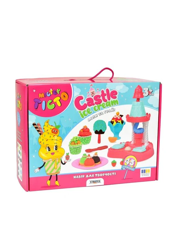 Набор для творчества Мистер тесто Castle Ice-Cream на украинском языке (41030) Strateg (396529290)
