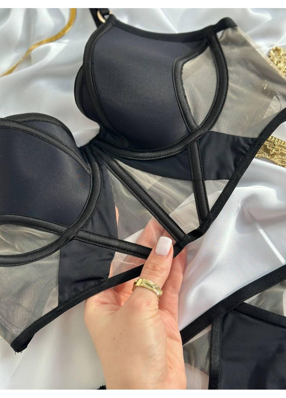 Черный демисезонный комплект No Brand