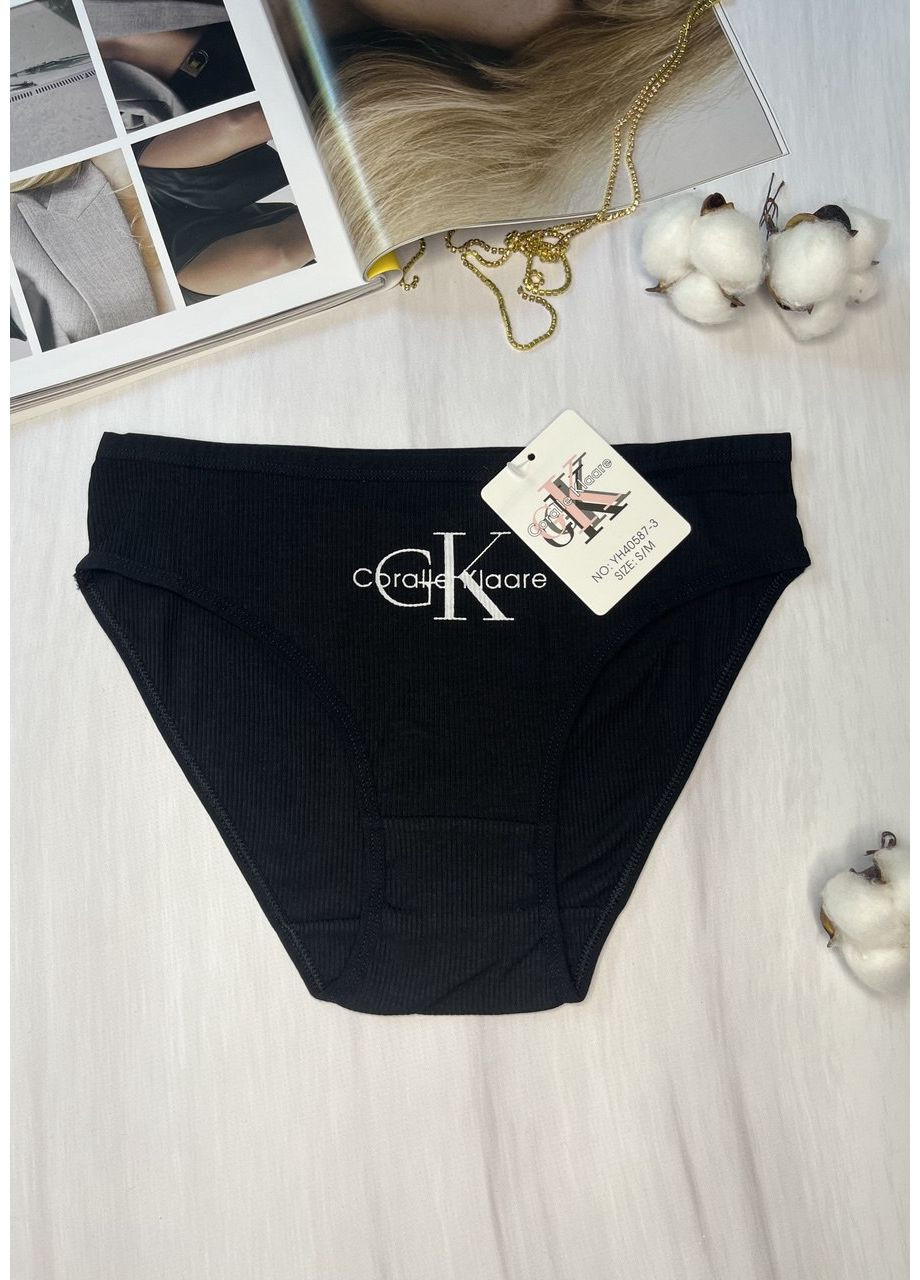 Трусики сліпи бавовняні в рубчик Coralle Klaare (349513308)