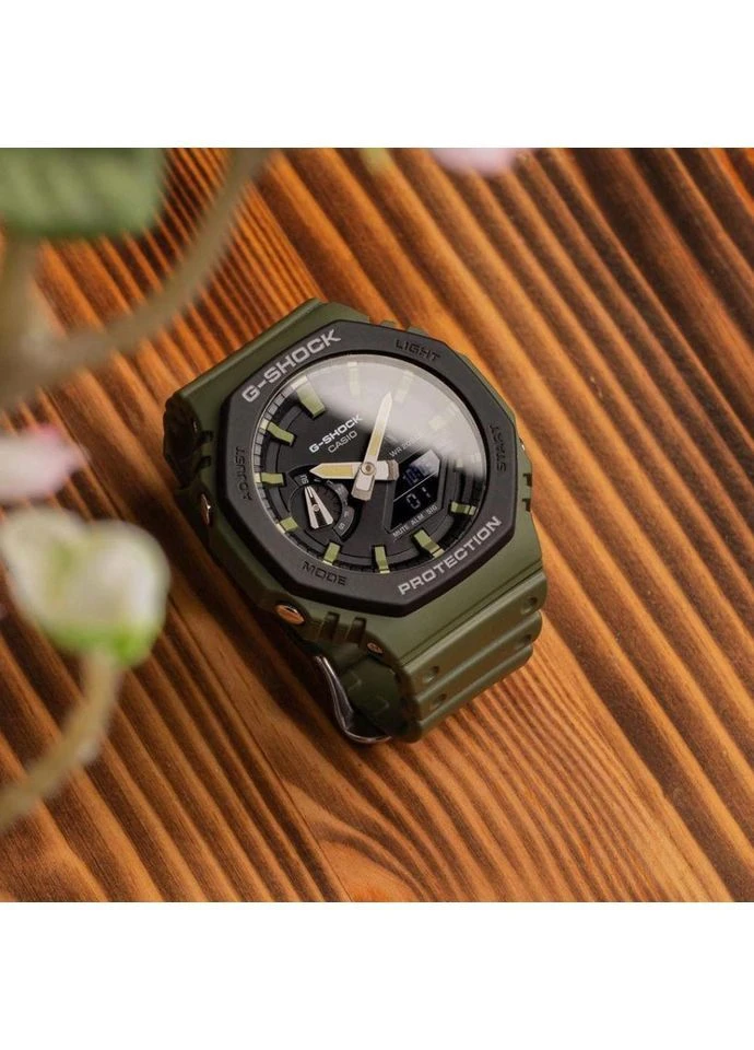 Мужские часы Зеленые (AT1141-0072) Casio GA-2110SU-3A (399769065)