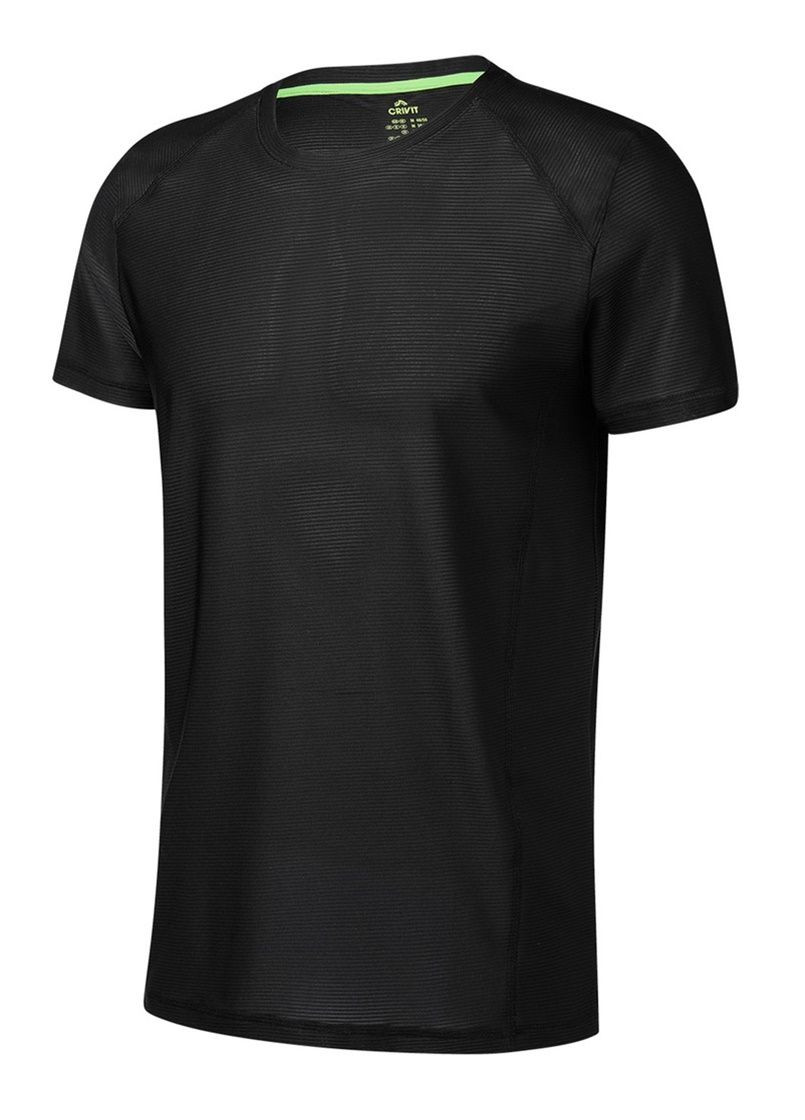 Чорна футболка функціональна з коротким рукавом Crivit