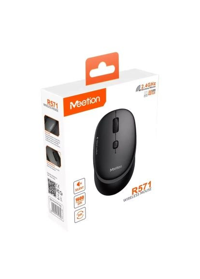 Мишка (MT-R571-A) MEETION R571 Wireless Black (367592572)
