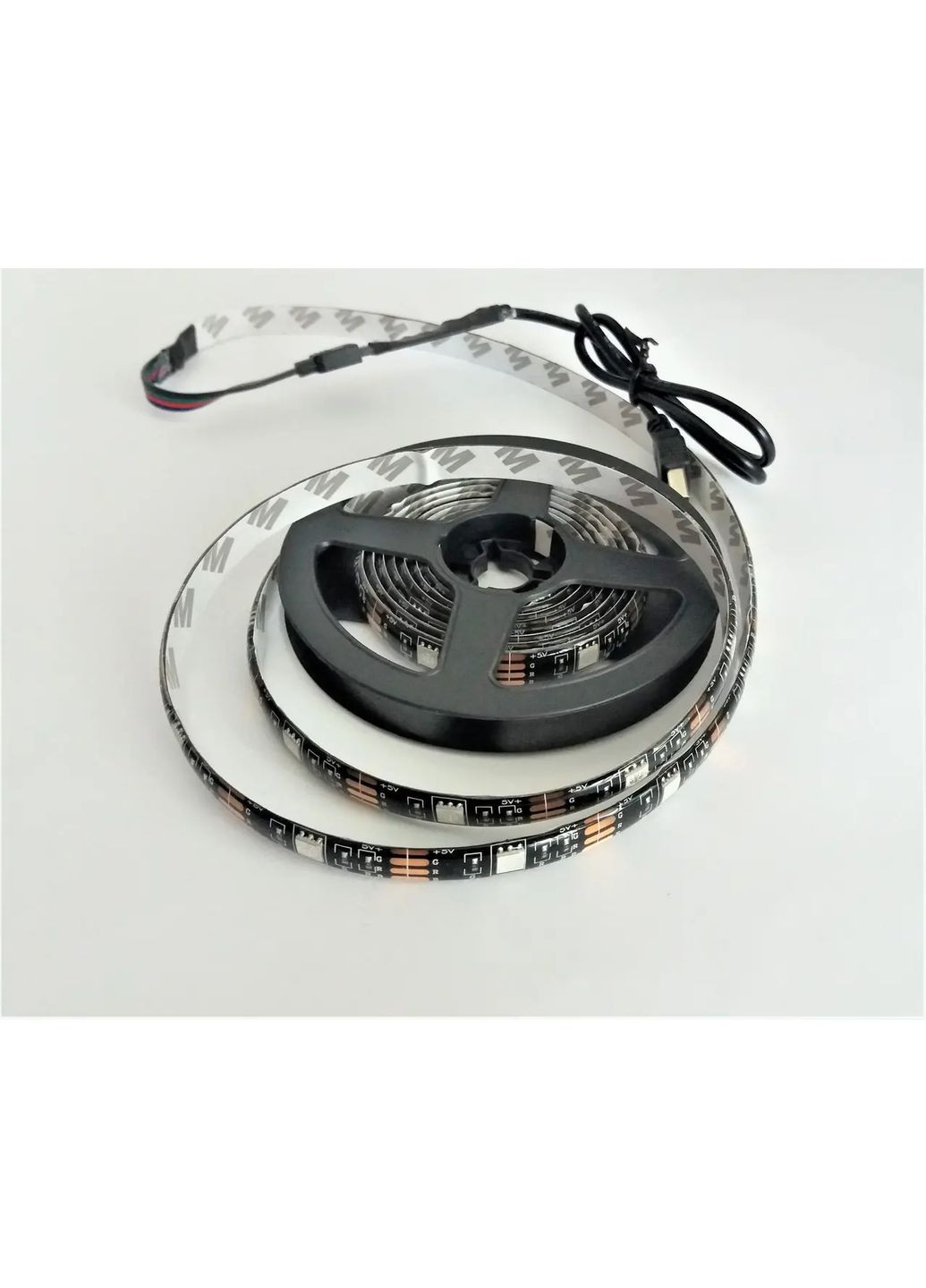 Лента светодиодная RGB 5050 2м с пультом для подсветки телевизора, монитора, мебели от USB Digital (363832792)