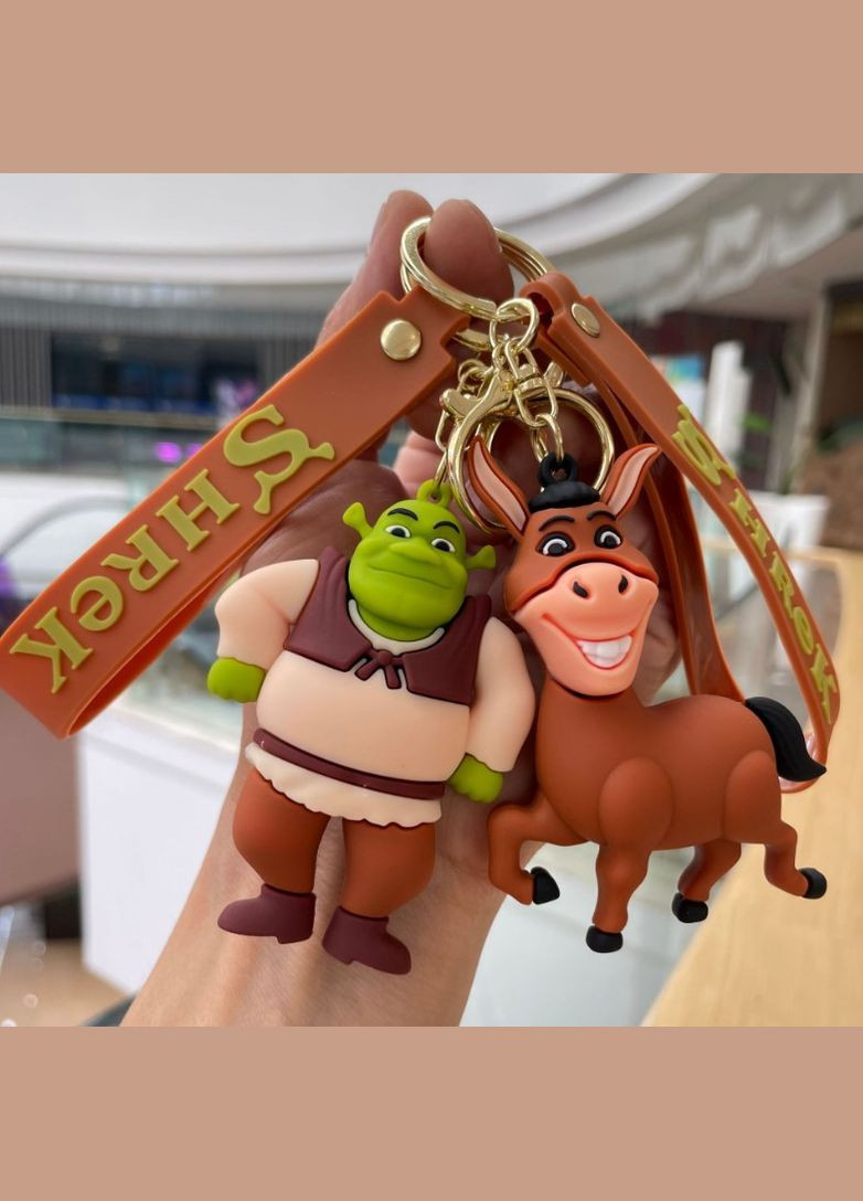 Шрек брелок Shrek силіконовий брелок для ключів креативна підвіска 7,4 см Shantou (289876254)