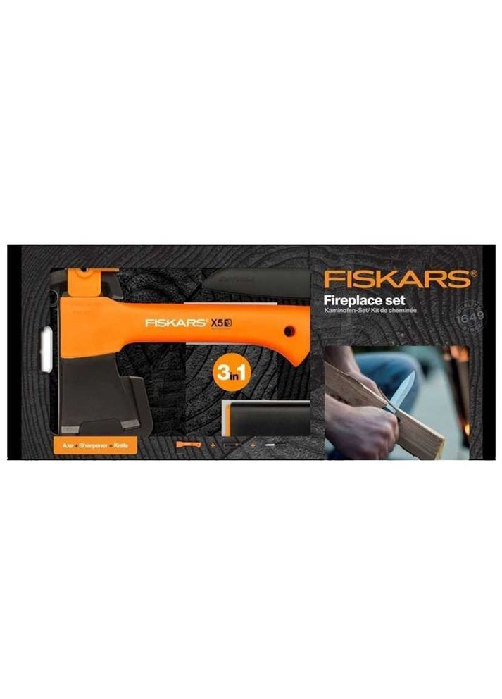 Подарочный набор Топор + Нож + Точило 1057913 Fiskars (316466914)
