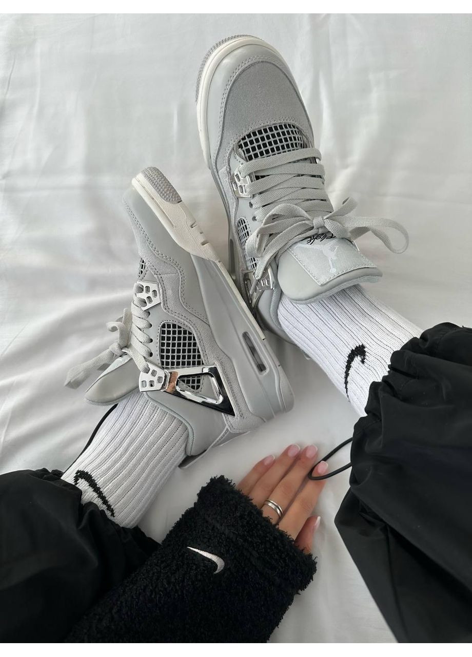 КРОССОВКИ ЖЕНСКИЕ NIKE AIR JORDAN 4 CRAFT НАЙК АИР ДЖОРДАН No Brand белые демисезоны (367114968)
