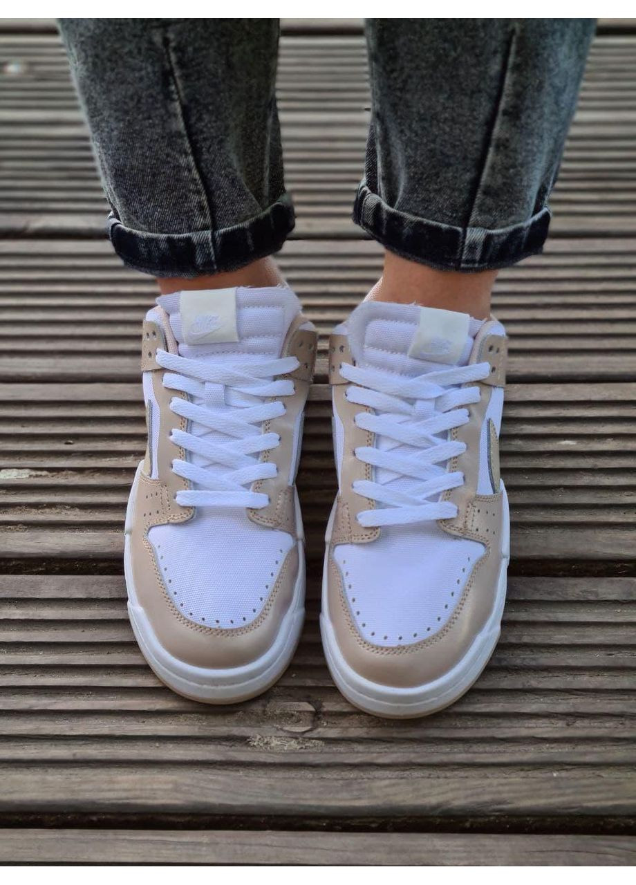 КРОСІВКИ ЖІНОЧІ NIKE DUNK DISRUPT BEIGE НАЙК СБ ДАНК No Brand бежеві демісезони (367178183)