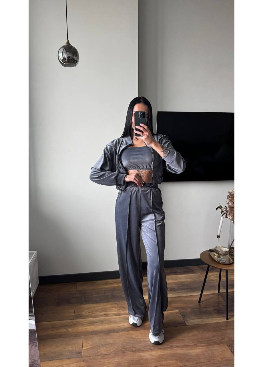 Велюровий костюм трійка Osoblyva (357531547)