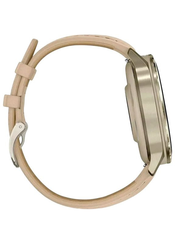 Смарт-часы Venu 4 41mm Lunar Gold with Light Sand Leather Band (010-03013-03) Garmin (370034160)